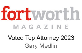 Fort Worth Magazine Voted Top Attorney 2023
